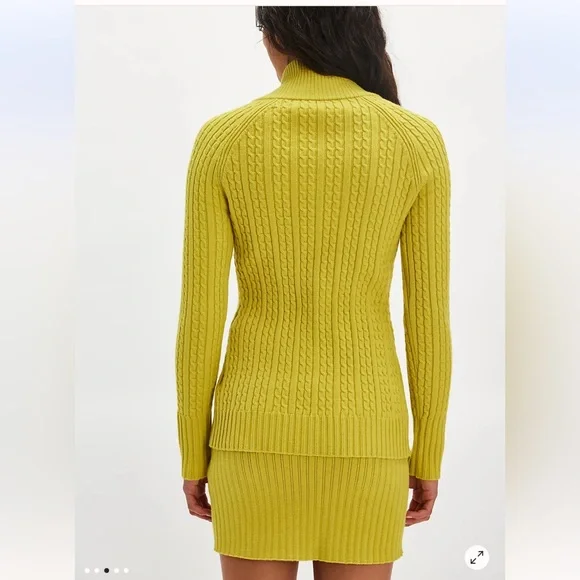 NWT FREE PEOPLE Eliza Mini Skirt Sweater Set SZ S - Picture 2 of 8